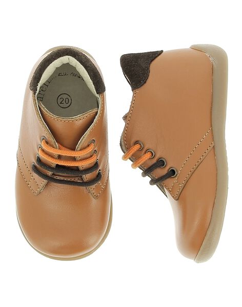 Bottillon Premiers Pas En Cuir Bebe Garcon Bottines Boots Botillons Bebe Dpam