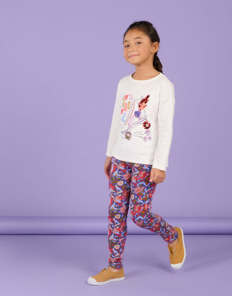 Pantalon à imprimé fleuri RAPURPANT2 / 23S901L1PAN703