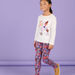 Pantalon à imprimé fleuri