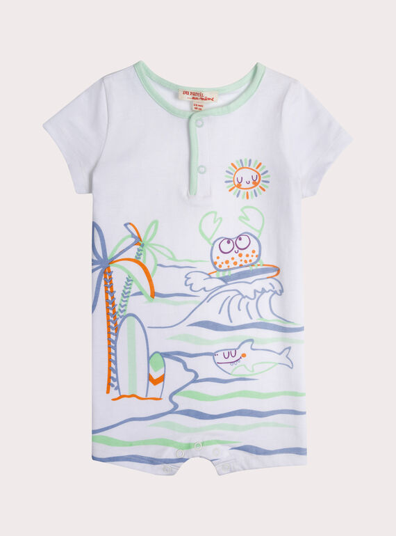 Combinaison à imprimé surf pour bébé garçon WUPLACOM3 / 25SG10O2CBL000