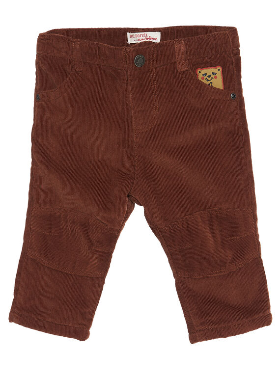 Pantalon velours cannelle bébé garçon GUBRUPAN2 / 19WG10K2PAN809