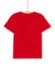 Tee Shirt Manches Courtes Rouge LOJOTI4 / 21S90232TMC050