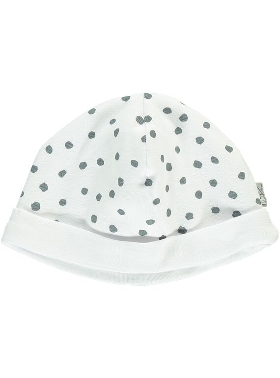 Bonnet de naissance bébé mixte DOU1BON1 / 18WF4211BNA099