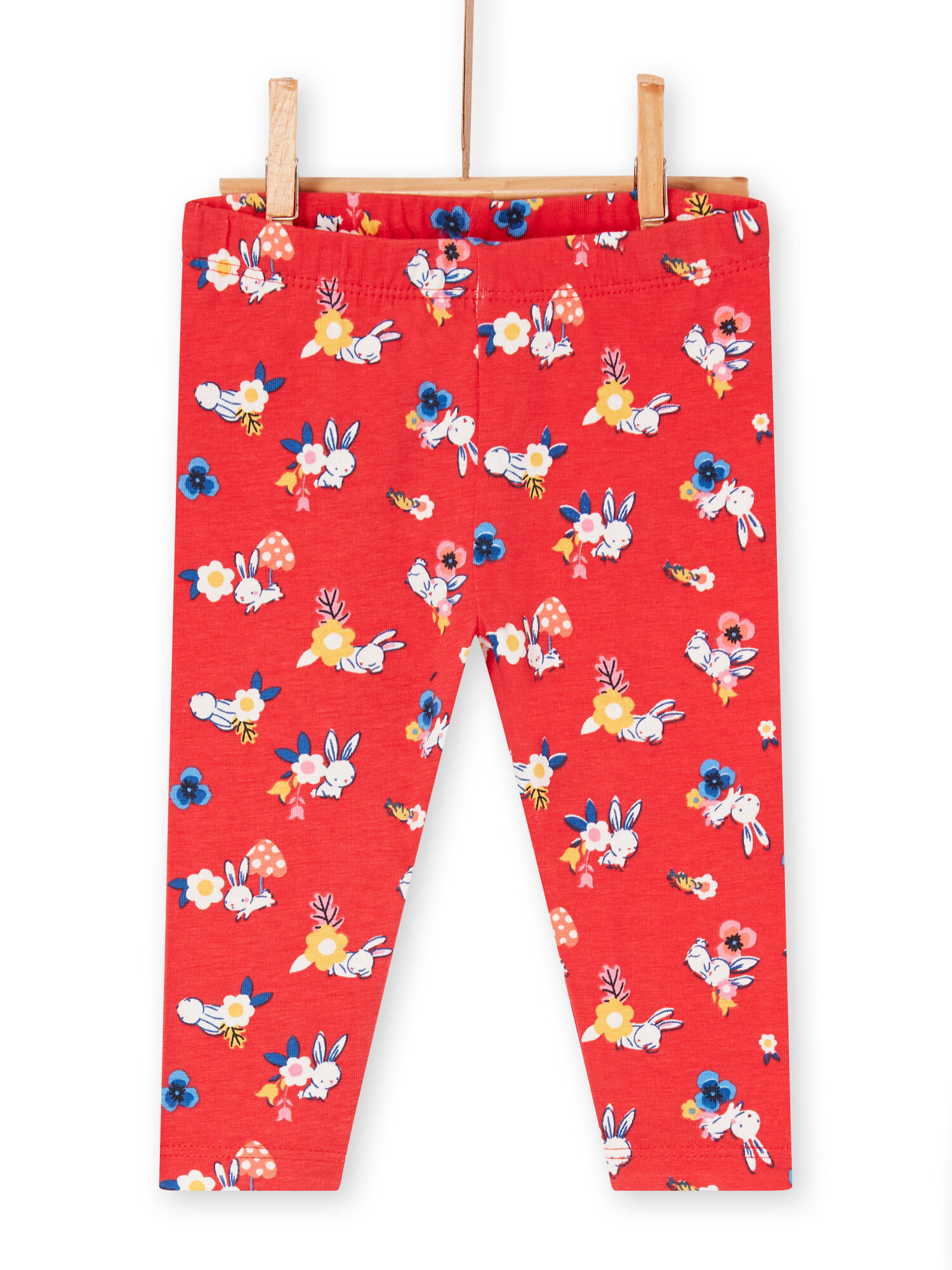 Legging rouge deals bebe fille