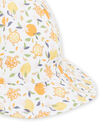 Chapeau blanc et jaune bébé fille NYIHOCHA / 22SI09C3CHA000