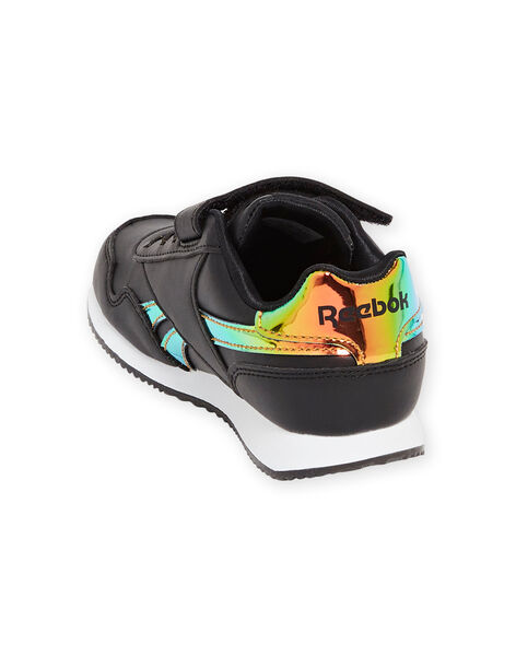 Baskets Reebok noires à détails holographiques enfant fille MAG57518 / 21XK3541D36090