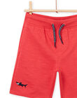 Bermuda rouge écrevisse enfant garçon NOJOBER2 / 22S902C2BERF524