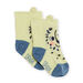 Chaussettes jaunes motifs lions bébé garçon