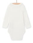 Body écru motif koala fantaisie bébé fille NEFIBODKOA / 22SH13I4BDL001