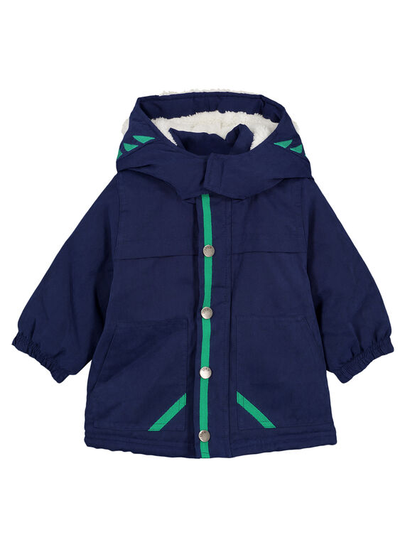 Parka marine bébé garçon GUGROPAR / 19WG10G1PAR070