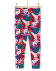 Legging multicolore à imprimé fleuri RYANAULEG1 / 23SI01N1CAL070