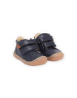 Botillons en cuir lisse PUBOTIBLEU / 22XK3874D0F070