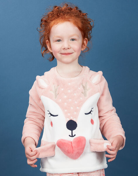 Pyjama Enfant Fille Motif Biche Catalogue Dpam Enfant Dpam