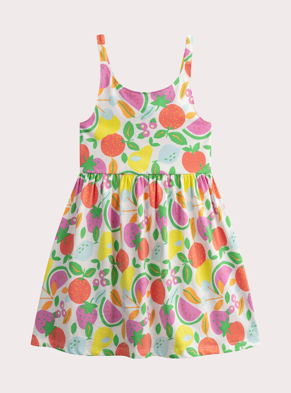 Robe à bretelles imprimé fruits WAPLAROB1 / 25S901O4ROB001