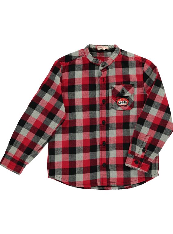 Chemise à carreaux garçon DOROUCHEM / 18W90221CHM099
