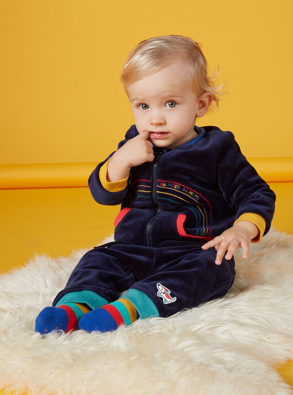 Veste de jogging bleu marine bébé garçon KULUGIL2 / 20WG10P2GILC205