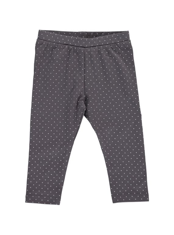 Legging à pois bébé fille CYIBENLEG / 18SI09G1CAL099