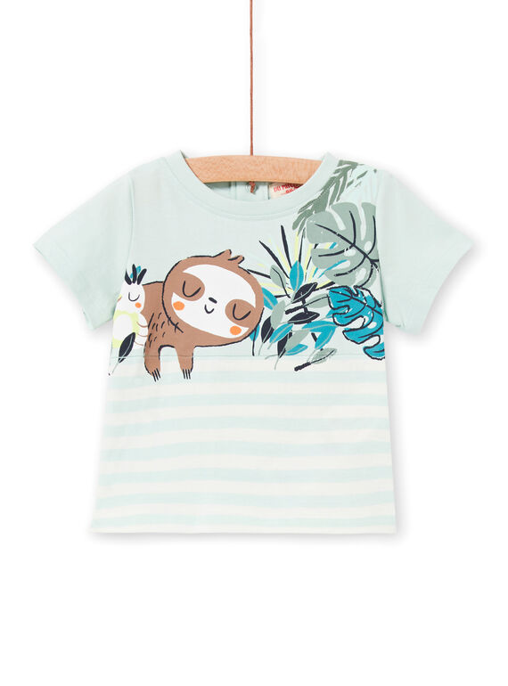 Tee Shirt Manches Courtes Vert LUVERTI3 / 21SG10Q3TMCG632