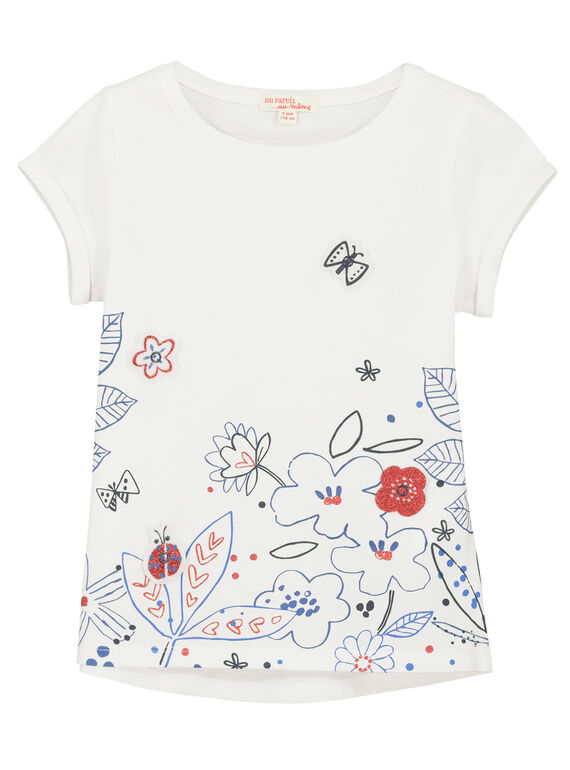 Tee-shirt manches courtes fille FATOTI2 / 19S901L1TMC000