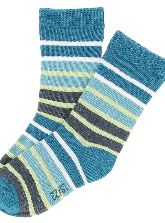Chaussettes mi-hautes rayées bébé garçon DYUJOCHO8A / 18WI10J4SOQ099