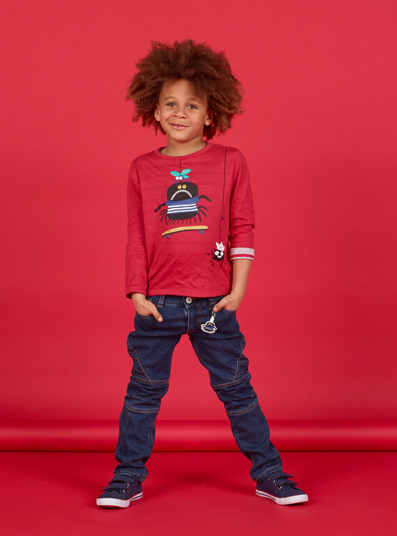 Tee Shirt Manches Longues Rouge LOROUTEE1 / 21S902K2TML330
