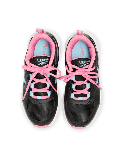 Baskets Reebok noires à détails roses enfant fille MAG57454 / 21XK3542D36090