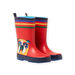Bottes de pluie rouges motifs chiens enfant garçon