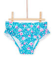 Maillot de bain turquoise à imprimé fantaisie RYIENS / 23SI09R9MAIC217