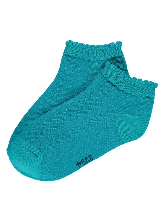 Chaussettes basses fantaisie fille CYAJOCHO8A / 18SI01S1SOQ202
