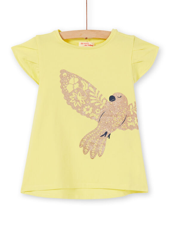 Tee Shirt Manches Courtes Jaune LAJOTI5 / 21S90134D31116