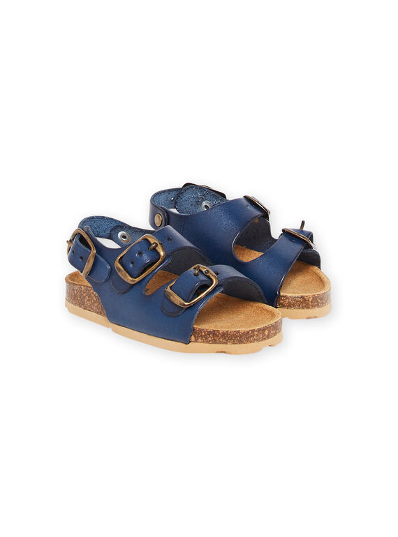 Sandales bleu marine bébé garçon NUNUELIOT / 22KK3843D0E070
