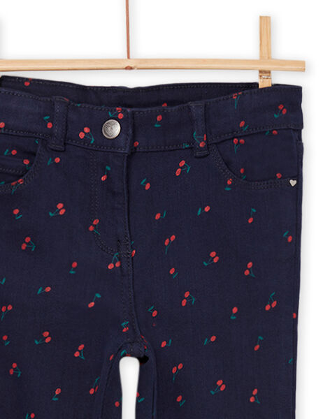 Pantalon en toile à imprimé cerise PAJOPANT2 / 22W901B3PAN070