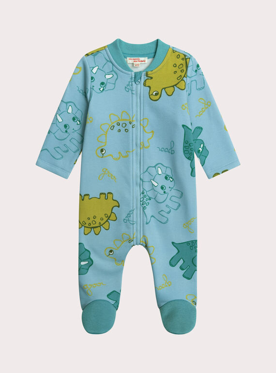 Grenouillère dinosaure pour bébé garçon XEGAGREGRR / 25WH14B2GRE203
