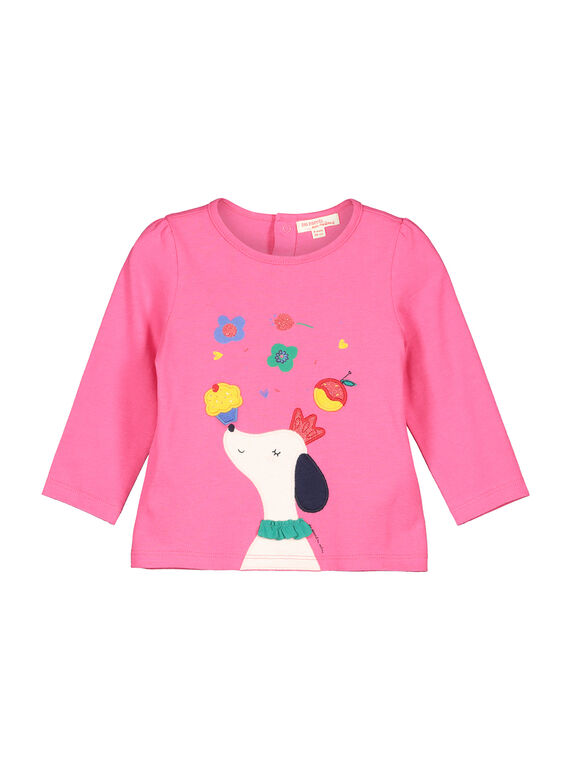 Tee-shirt manches longues bébé fille FICOTEE / 19SG0981TML030