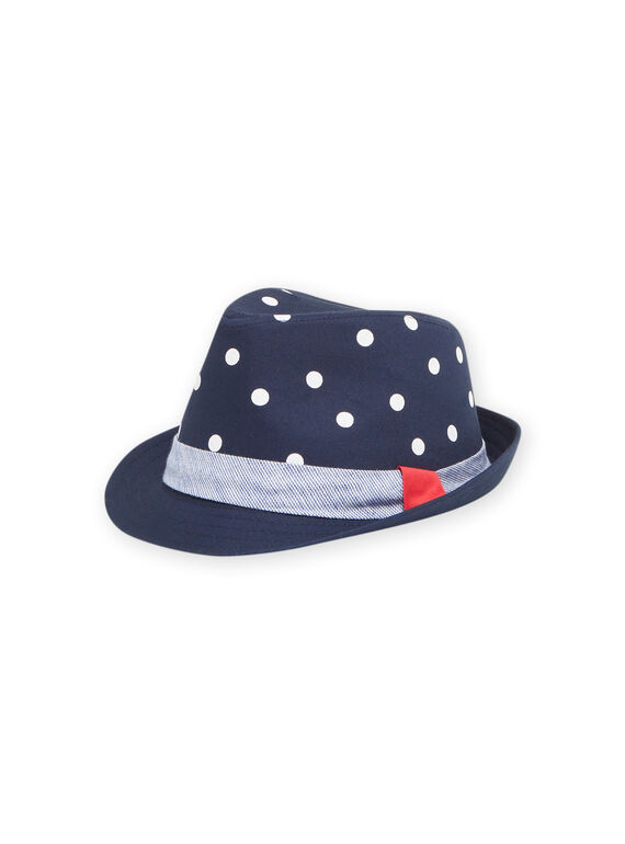 Chapeau bleu nuit enfant garçon NYOVACHAP / 22SI0221CHA705