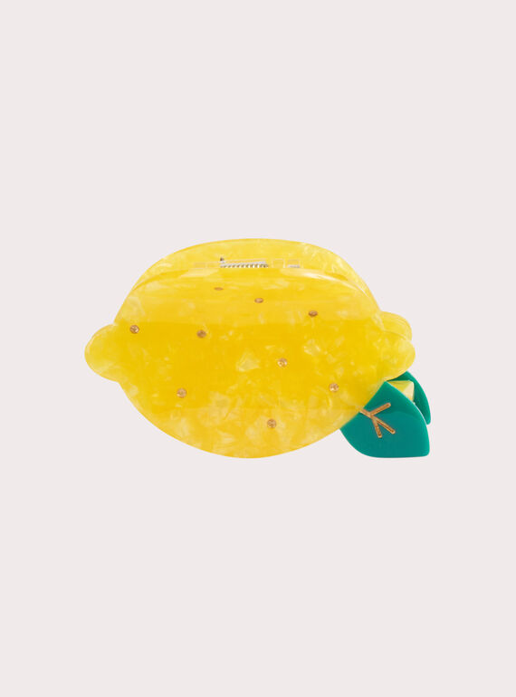 Barrette citron pour fille WYAJOCLIC8 / 25SI01GABRT109
