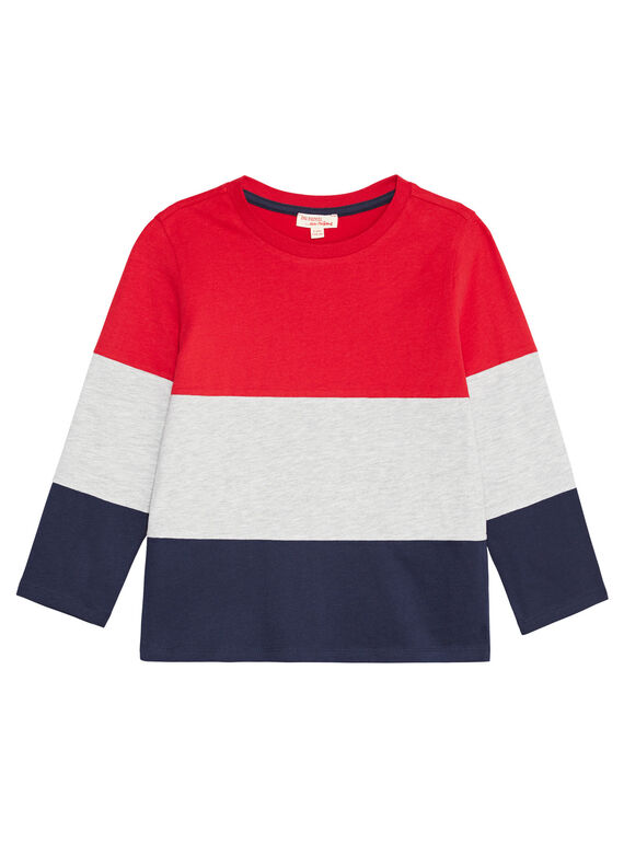 Tee shirt color block enfant garçon KOJOTIDEC1 / 20W9023BD32F518