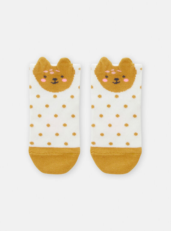 Chaussettes à petit pois pour bébé fille TYIJOSOQ6 / 24SI0983SOQ001