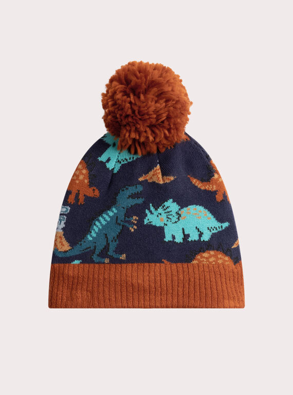 Bonnet à motif dinosaures pour garçon VYOGROBON2 / 24WI02M3BON705