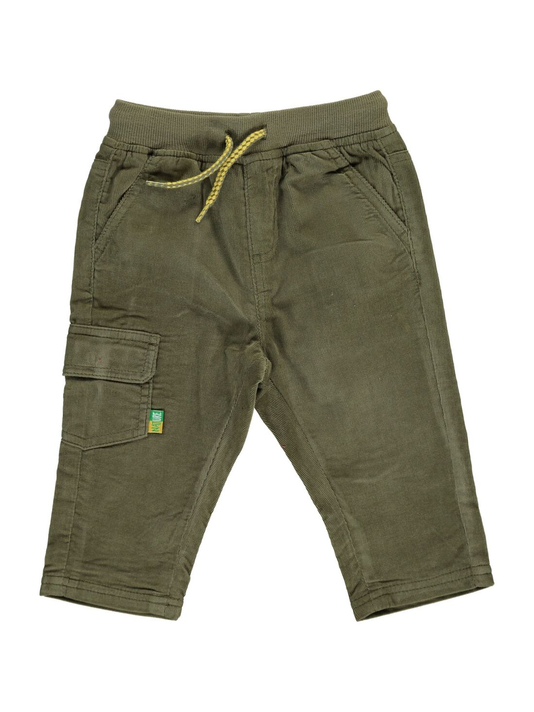 Pantalon en velours kaki b b gar on