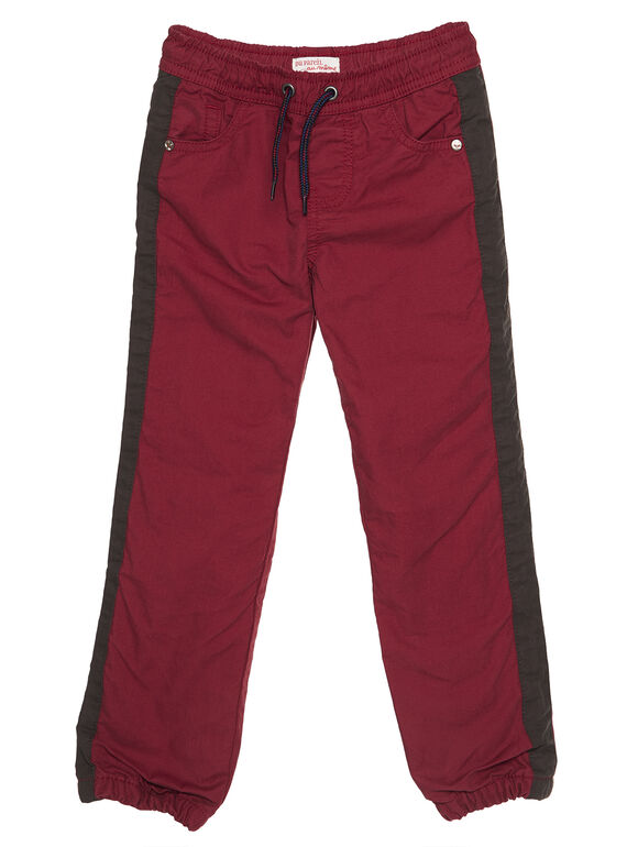 Pantalon doublé rouge GOBRUPAN1 / 19W902K2PAN511