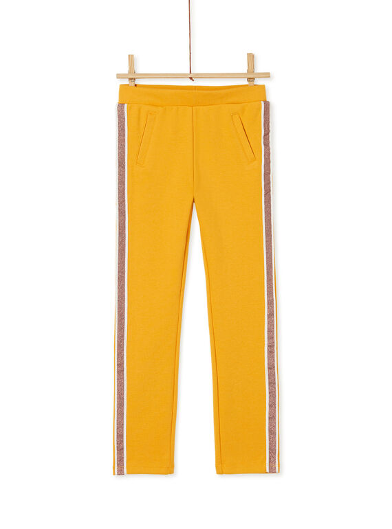 Pantalon en milano avec bande en lurex sur les côté KAJOMIL2 / 20W90151D2B107