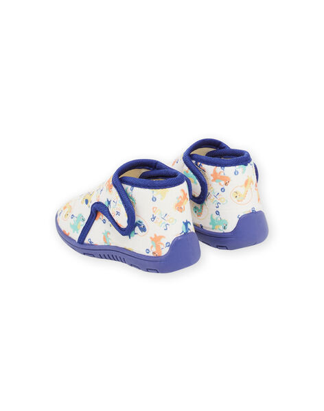 Bottillons écrus à imprimé dinosaures RUPANTCOSTO / 23KK3841D0A001