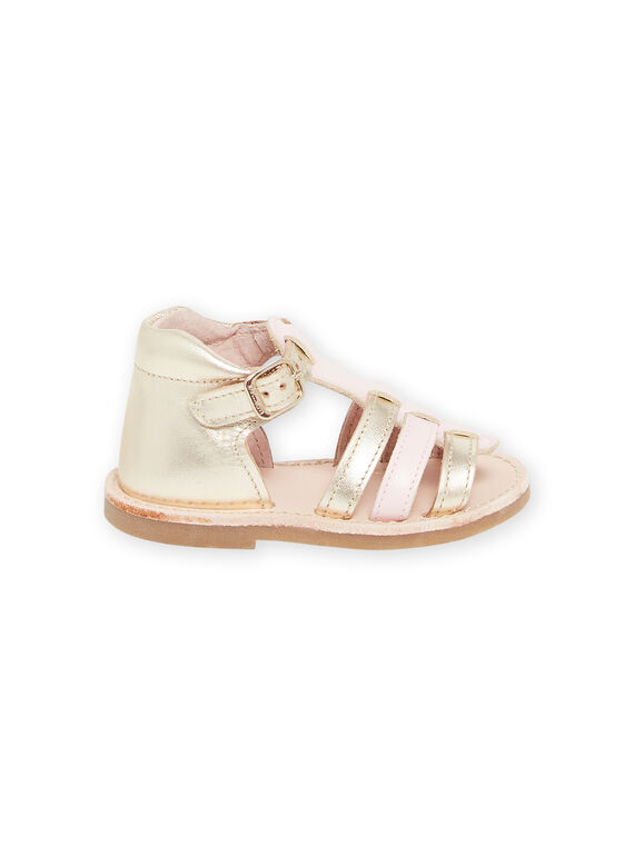 sandale dorée bebe fille