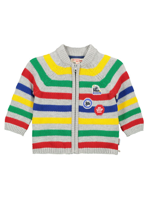 Gilet zippé en laine bébé garçon FUCOGIL / 19SG1081GIL099