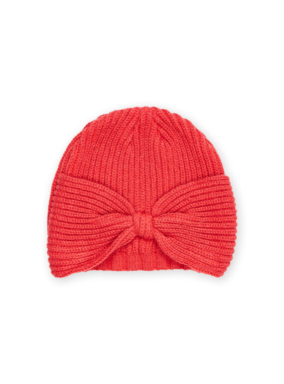 Bonnet avec noeud devant PYARHUBON / 22WI01F5BONF503