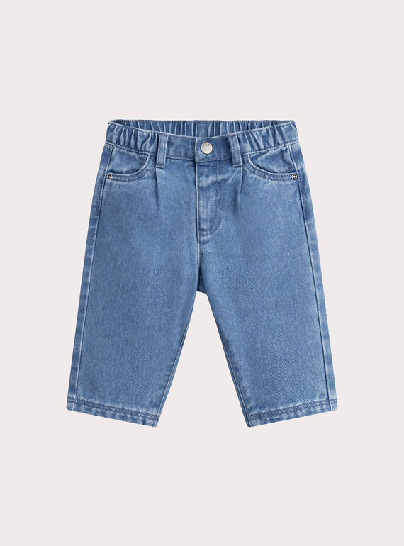 Jeans bleu pour bébé garçcon WULANJEAN / 25SG1042JEAP274