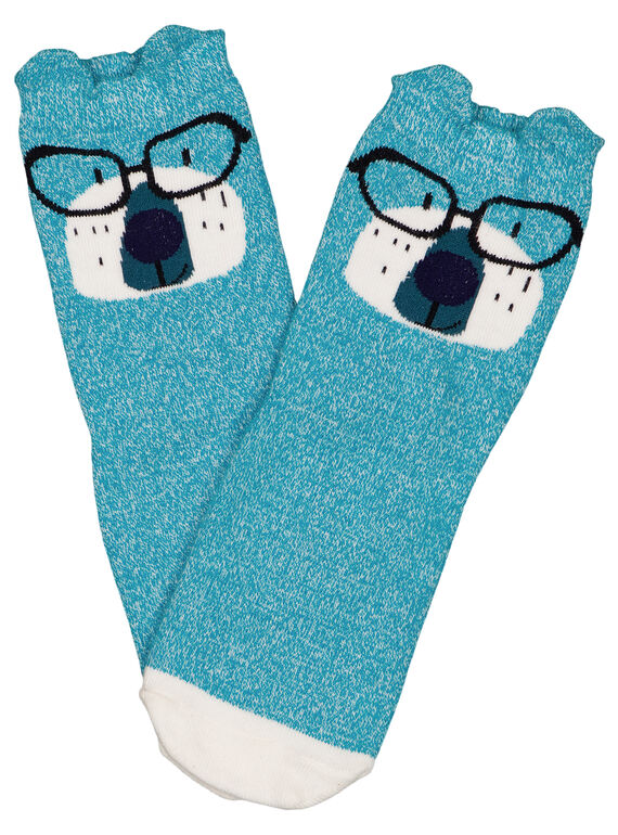 Chaussette avec détails 3D.  GYOTUCHO / 19WI02Q1SOQC217