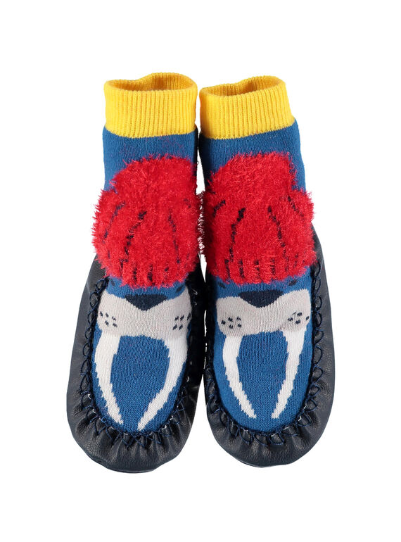 Chausson-chaussette bébé garçon DBGCCPHO / 18WK38W3D08C218