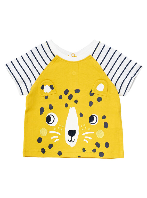 Tee Shirt Manches Courtes Jaune  JUTROTI2 / 20SG10F1TMCB114